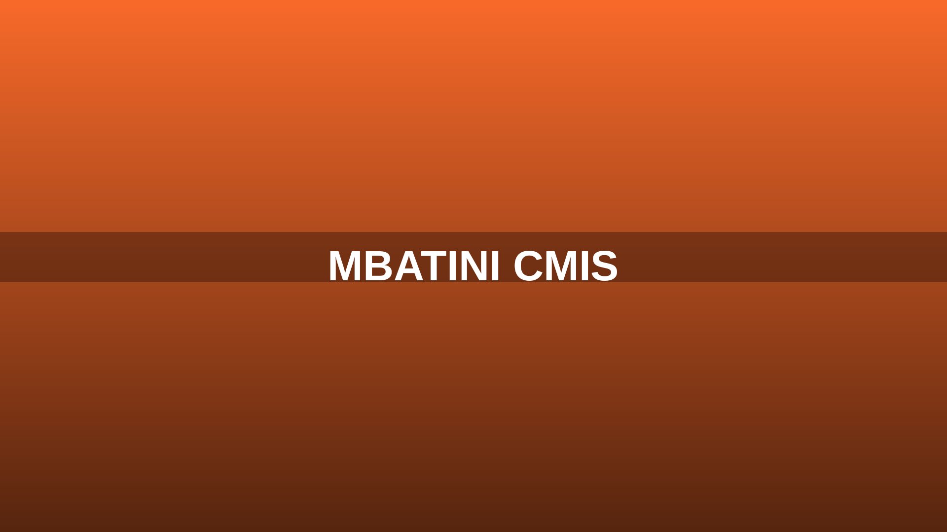MBATINI CMIS - Heavy Current Electrical & Industrial Sub-Station Specialists
